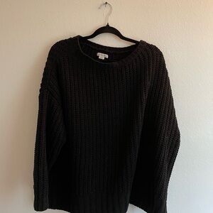 Black Knit Sweater